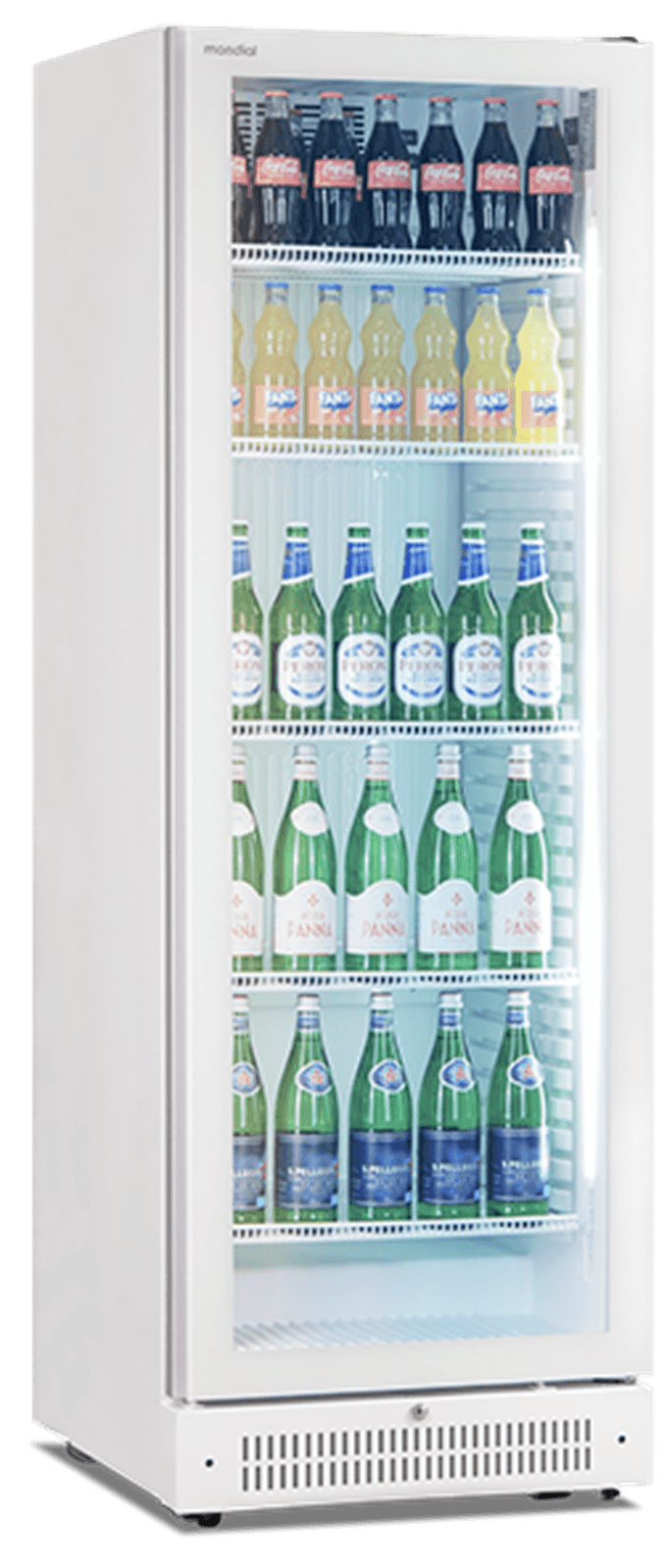 Vitrină frigorifică verticală pentru băuturi și răcoritoare Mondial Framec seria ACQUA PRO (+2°C +8°C), Italia