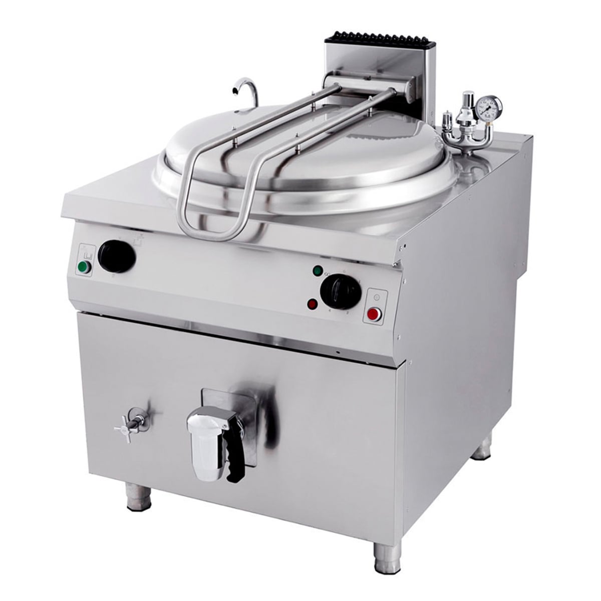 Premium Boiling Pan - 160L - Indirect - 90cm Deep - Electric