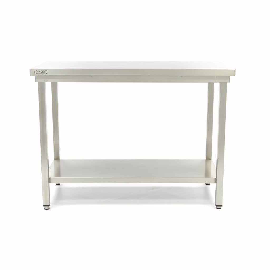 Stainless Steel Table - 80 x 70cm - Adjustable Height