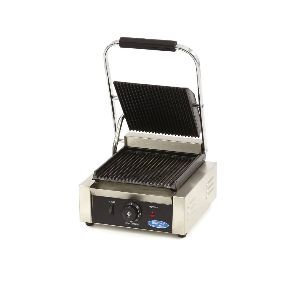 Contact Grill - Grooved - Single Grill Plate - 22cm