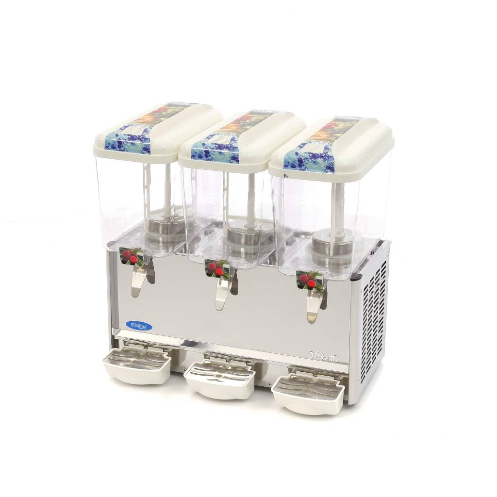Drinks Dispenser - 3 x 18L - Electric - incl Stirring Mechanism
