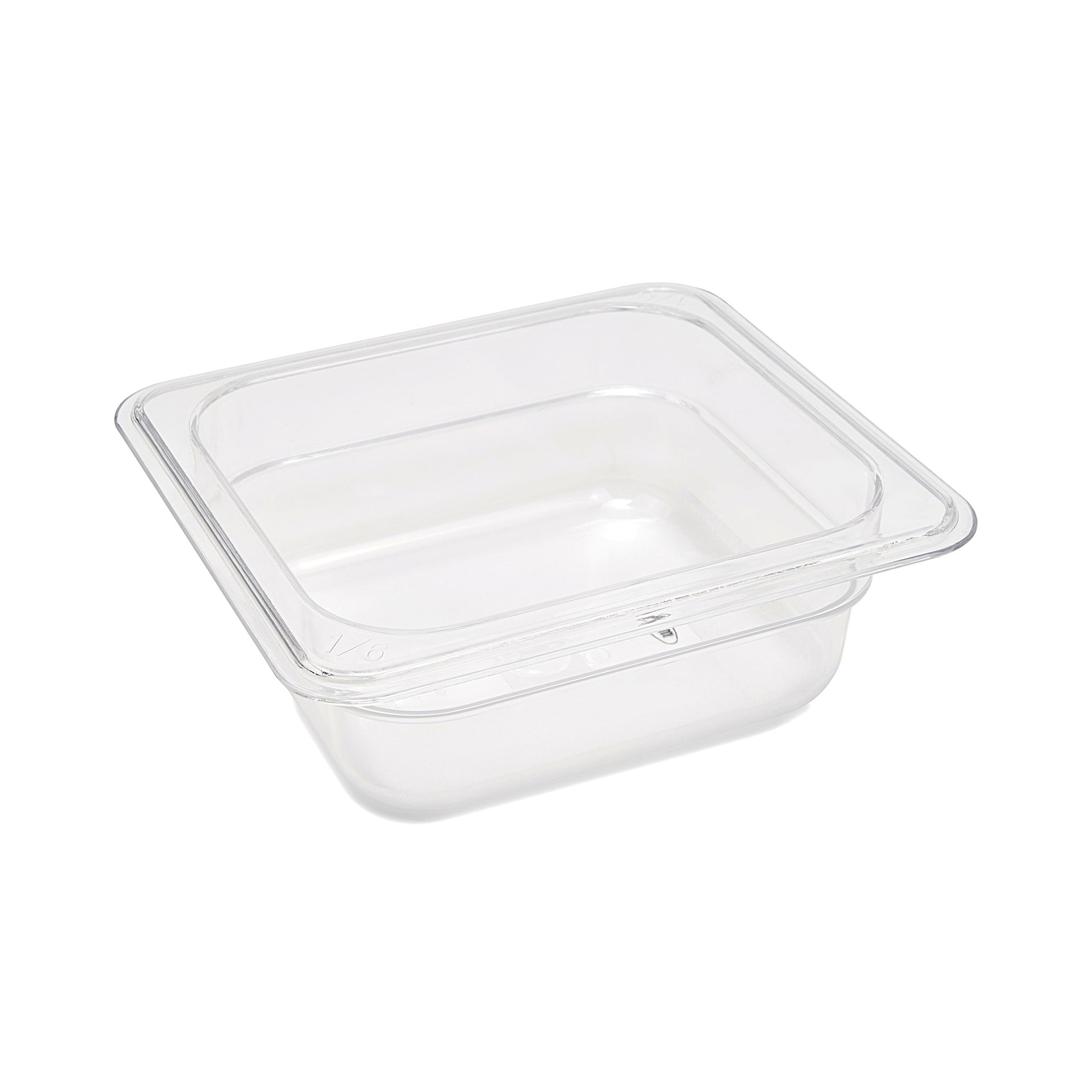 Gastronorm Container - 1/6 GN - 6,5cm Deep - Polycarbonate
