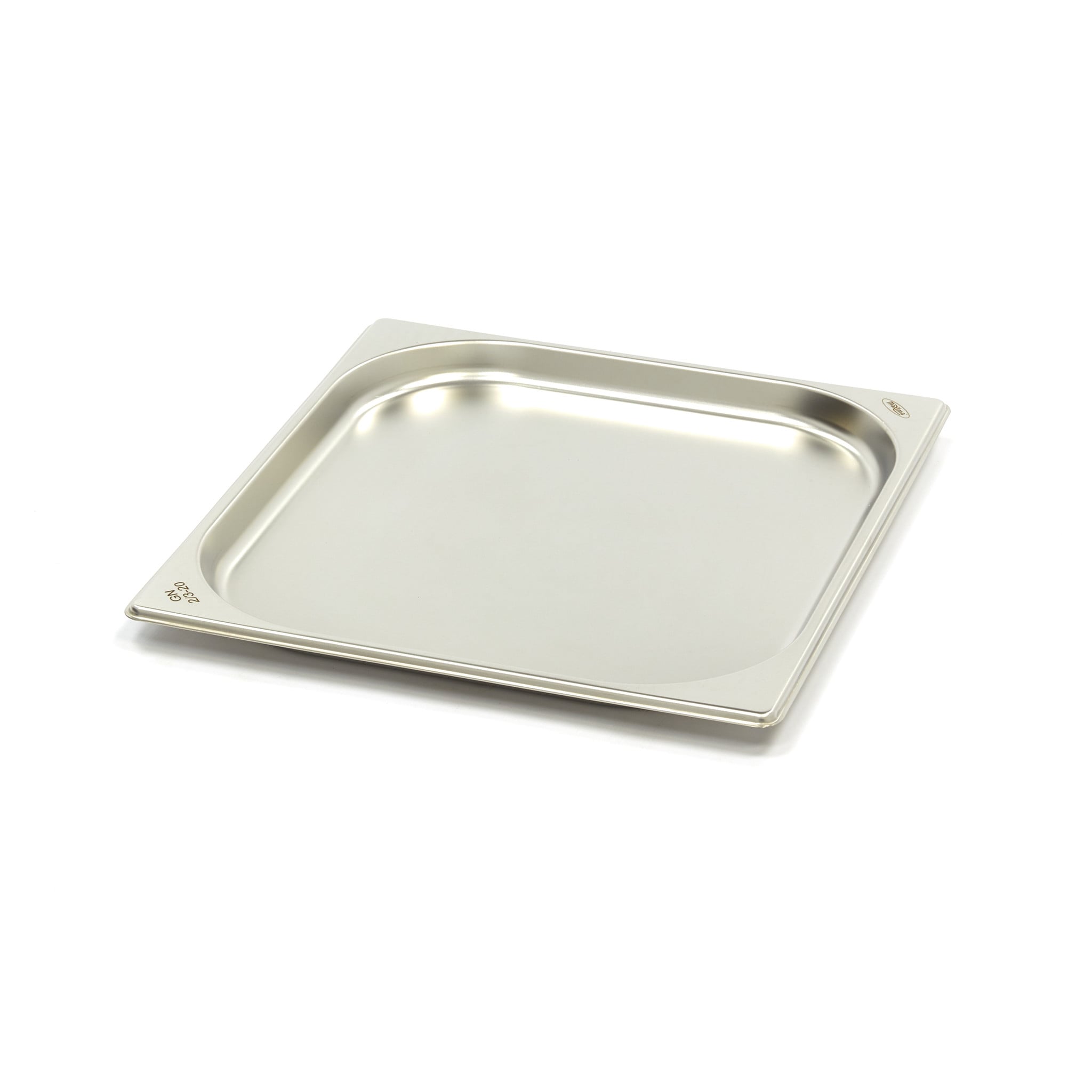 Gastronorm Container - 2/3 GN - 2cm Deep - Stainless Steel