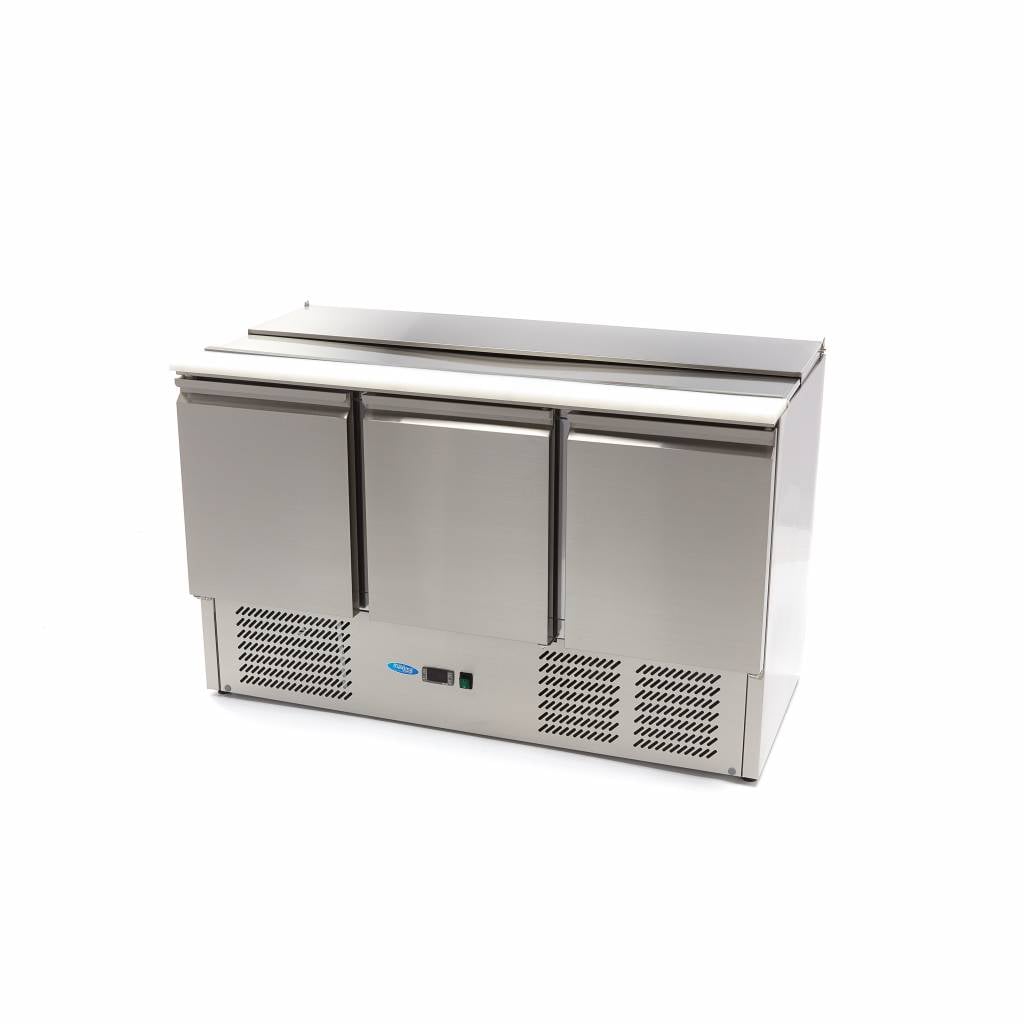 Saladette - 400L - 137cm - 3 Doors - incl Cutting Board