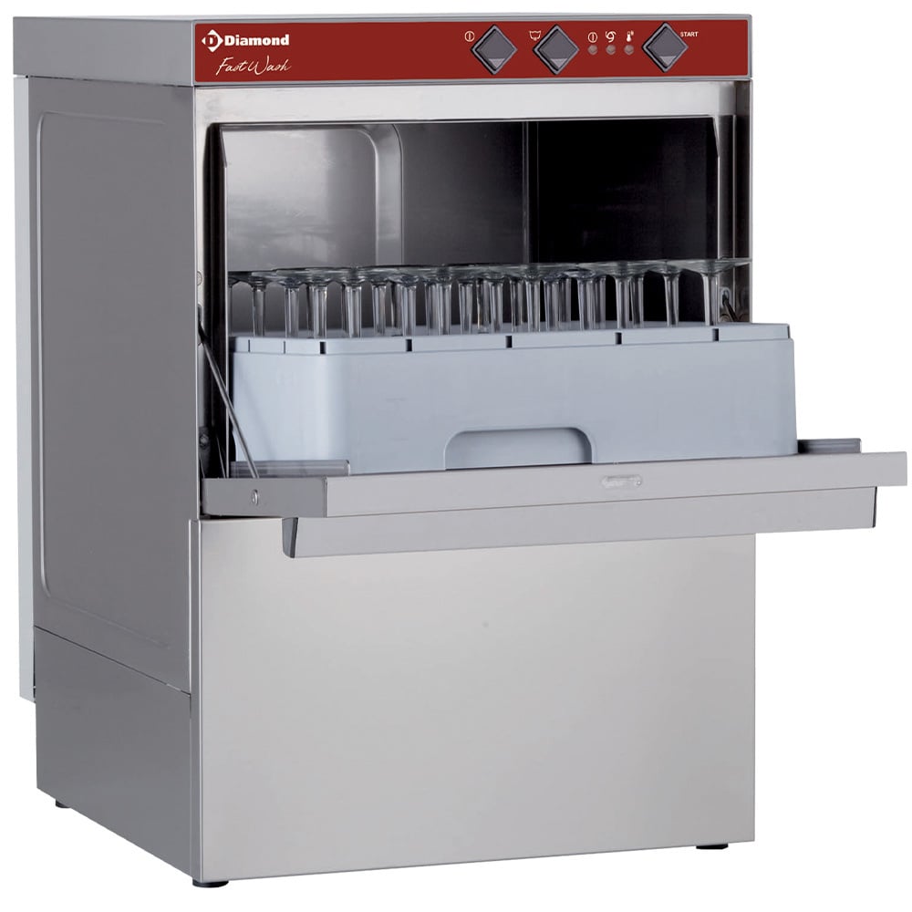 Glasswasher and dishwasher squared basket 450x450 mm + drain pump – A doua alegere