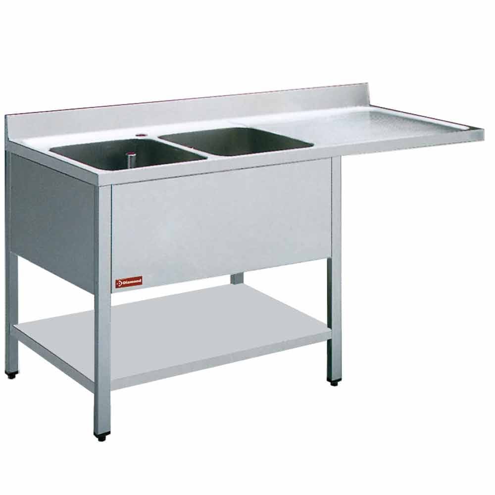 Sink 2 tanks and 1 drain surface – Ocazie