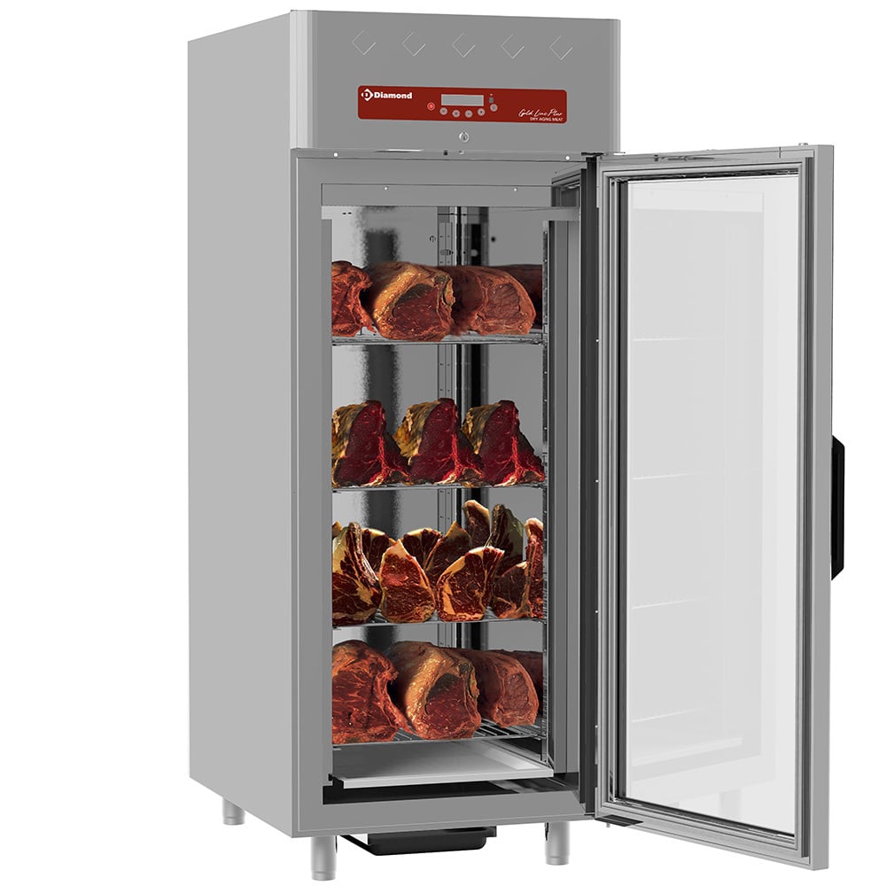 Ventilated maturation cabin 850 liters, 1 glass door 20x GN 2/1 – A doua alegere