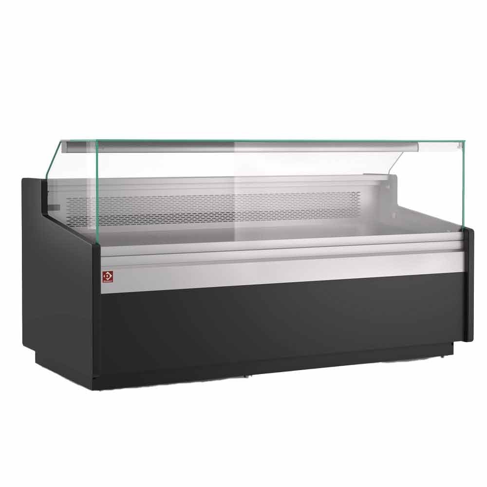 Ventilated counter display, with storage  - BLACK – Lichidare stoc (2)