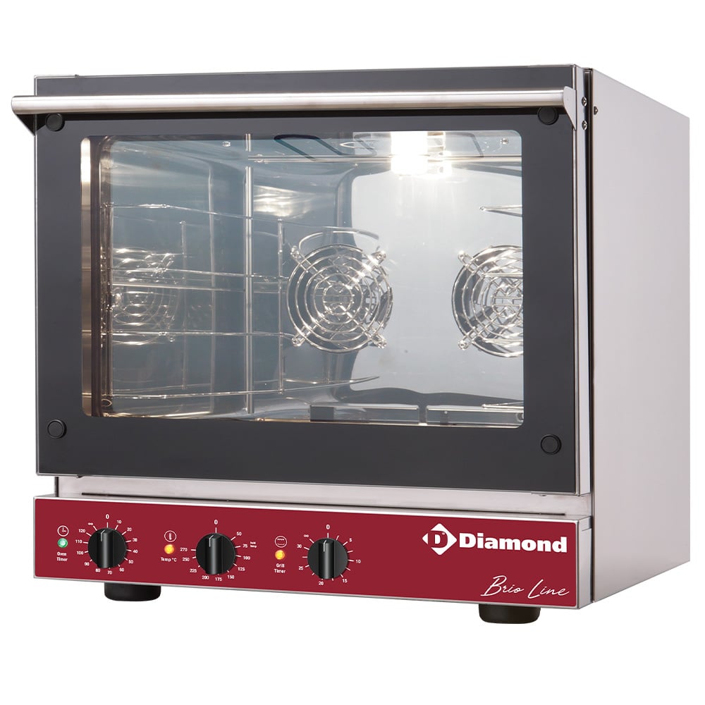 Electric convection oven, 4x 460x340 mm + salamander – Ocazie (2)
