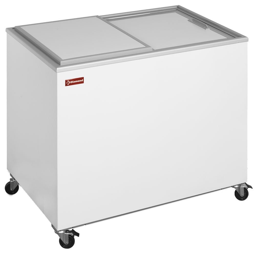Bottle cooler - trunk model, 300 liters, full cover, sliding