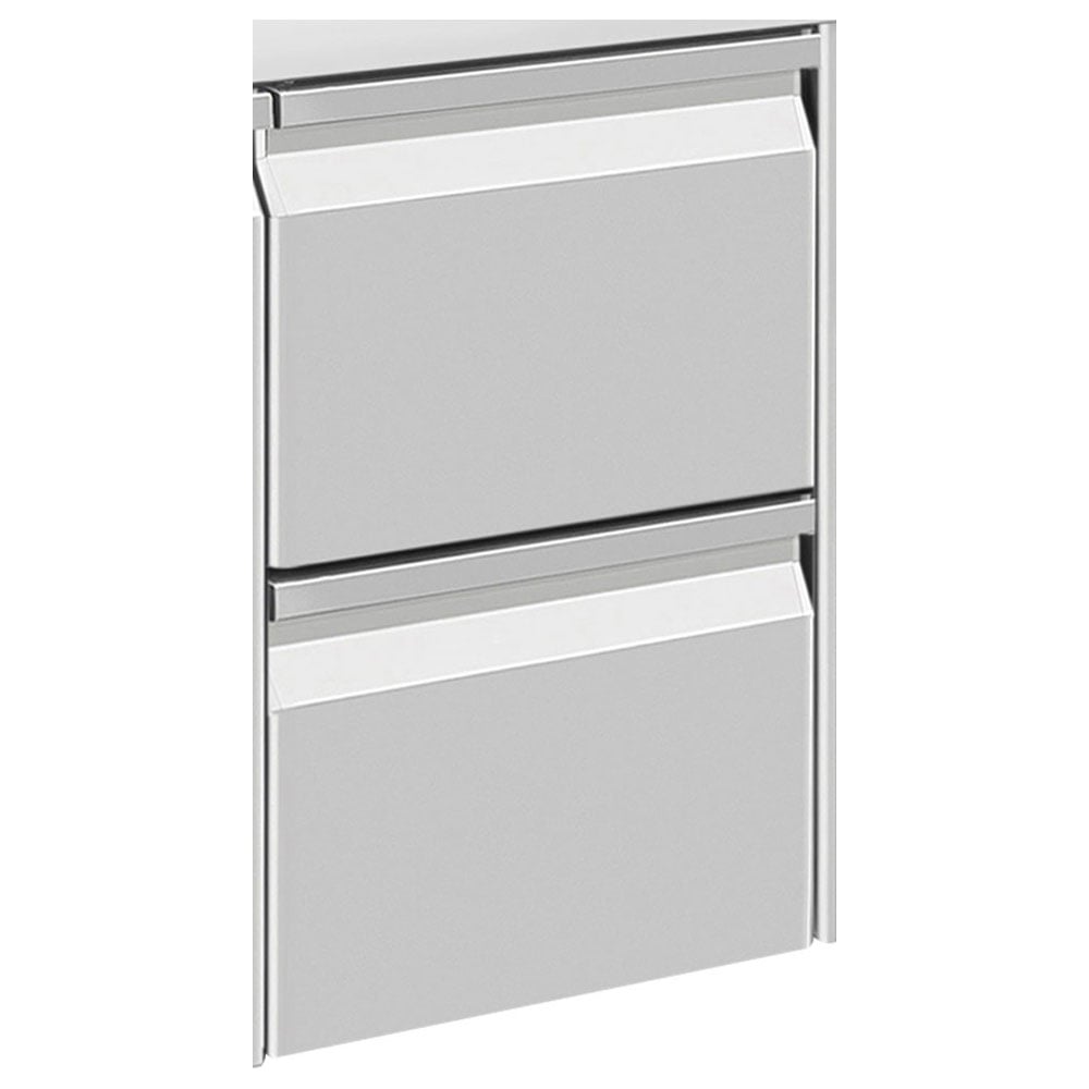 Kit of 2 drawers (1/2+1/2 h200mm)