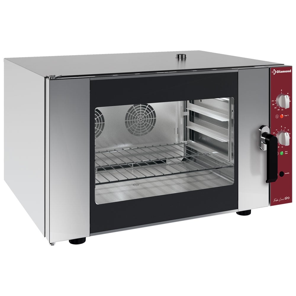 Electric convection oven, 4x GN 1/1 + manual humidifier (230/1N) – Ocazie (1)