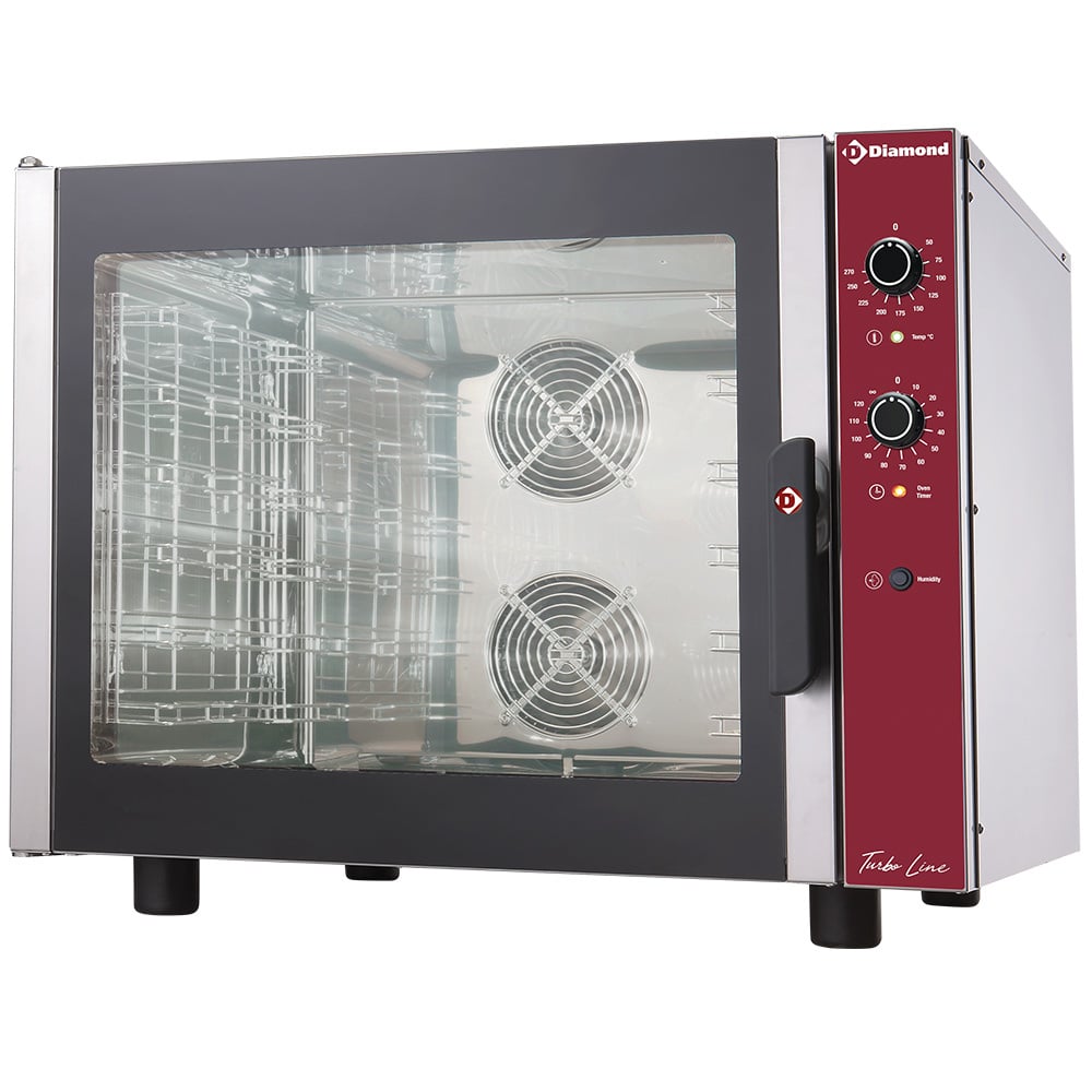 Electric convection oven, 6x GN 1/1 + manual humidifier – Ocazie (1)