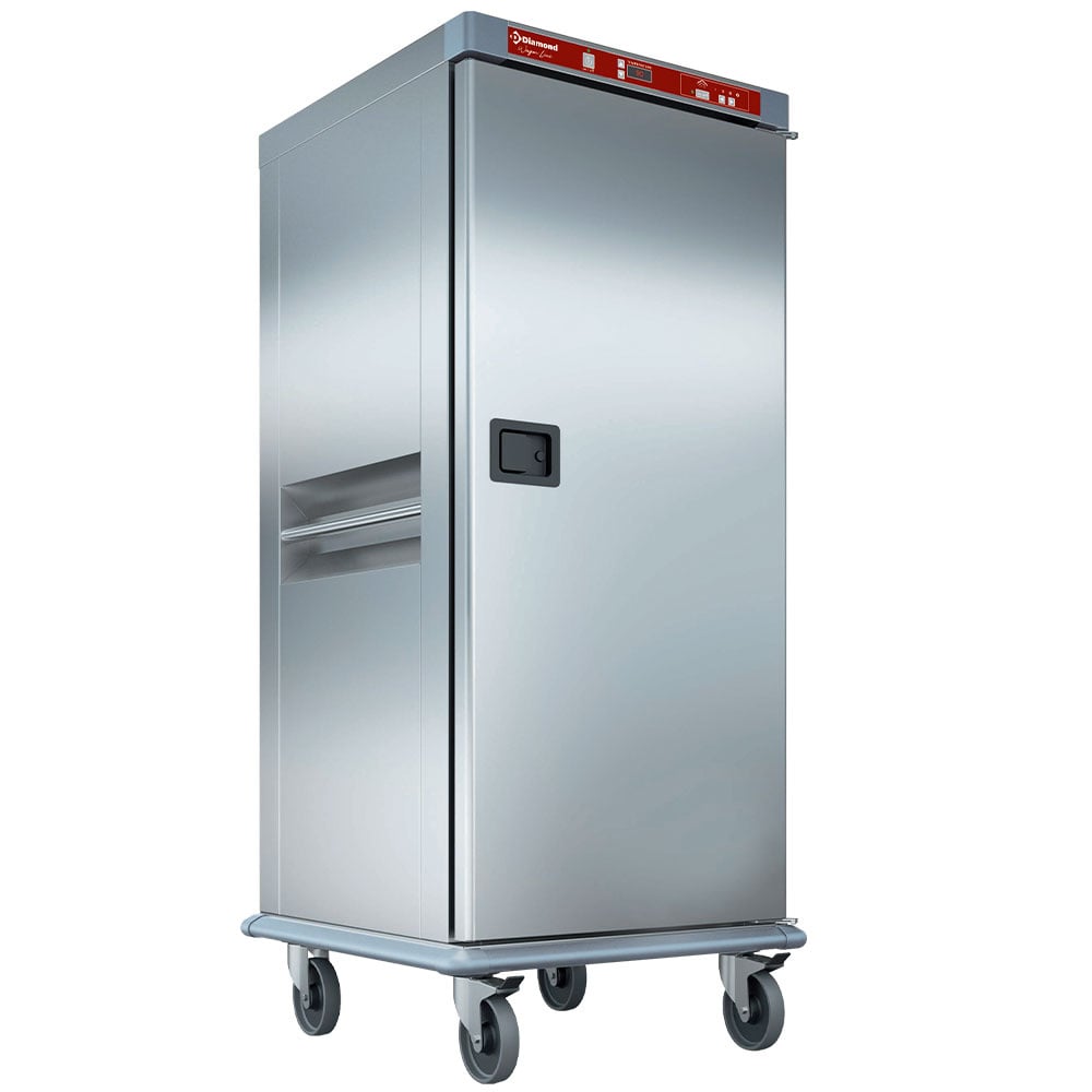 Heated trolley for meals, 20 GN 2/1, hygrometric control – Model expus