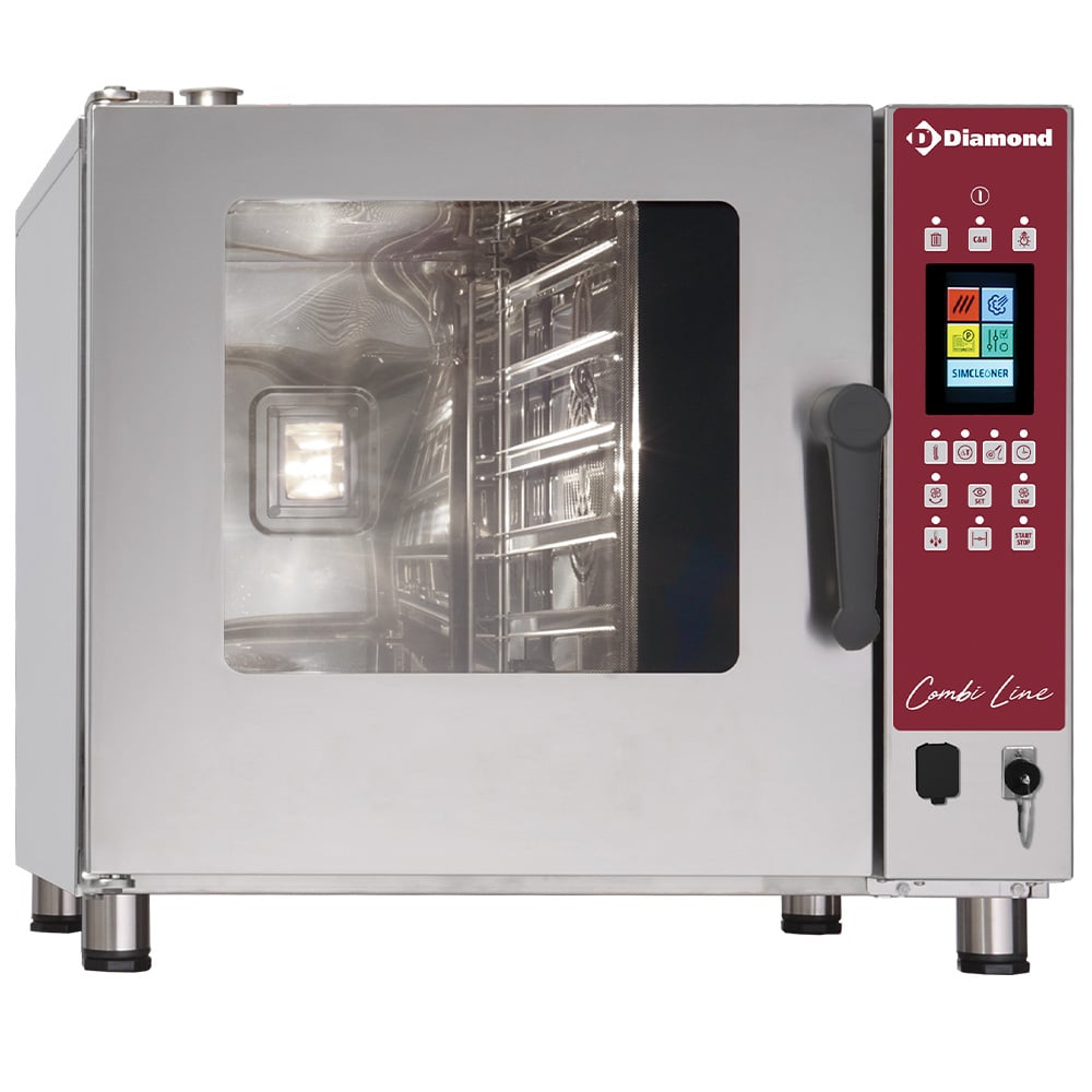 Electric oven, TOUCH SCREEN steam/convection, 5x GN 1/1 - AUTO-CLEANING – A doua alegere