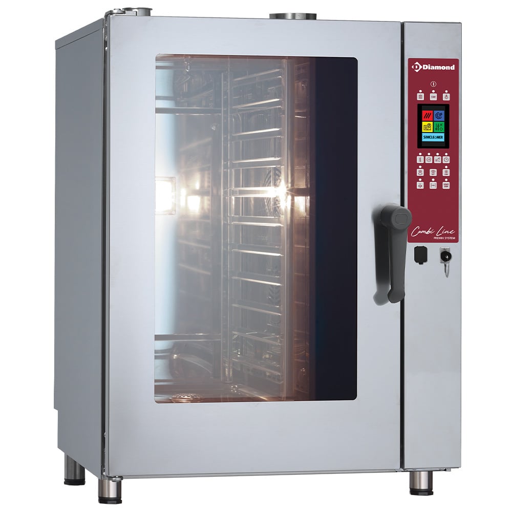 Gas oven TOUCH SCREEN steam/convection, 11x GN 1/1 - AUTO-CLEANING – Ocazie