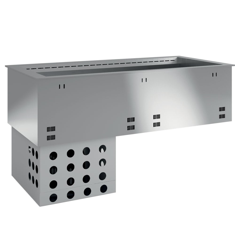 Element sink refrigerated, ventilated 4x GN 1/1