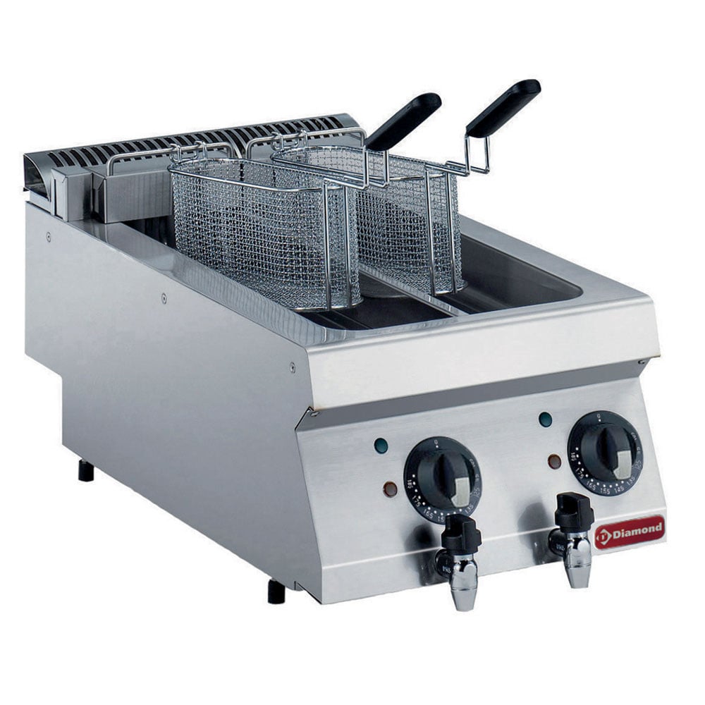 Electric fryer 2 basins of 5 liters -TOP- – A doua alegere