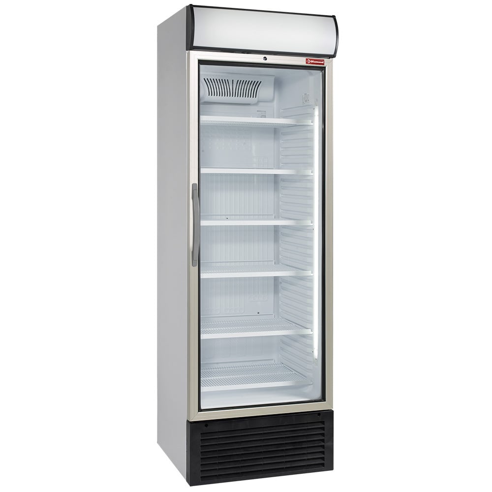 Ventilated positive T° display 500 liters, with light box – A doua alegere (1)