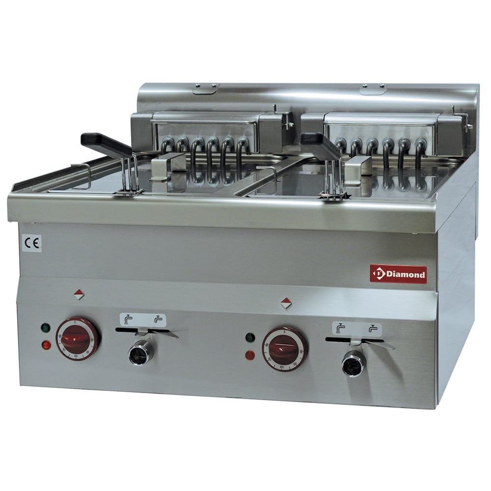 Electric fryer, S-Powerful, 2 x 10 liters -Top- – Lichidare stoc