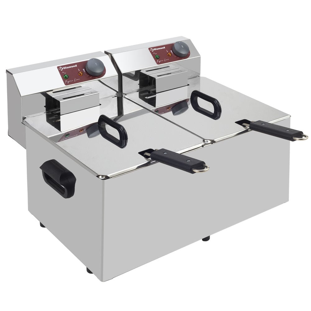 Electric table top fryer 2x 7 liters – Lichidare stoc
