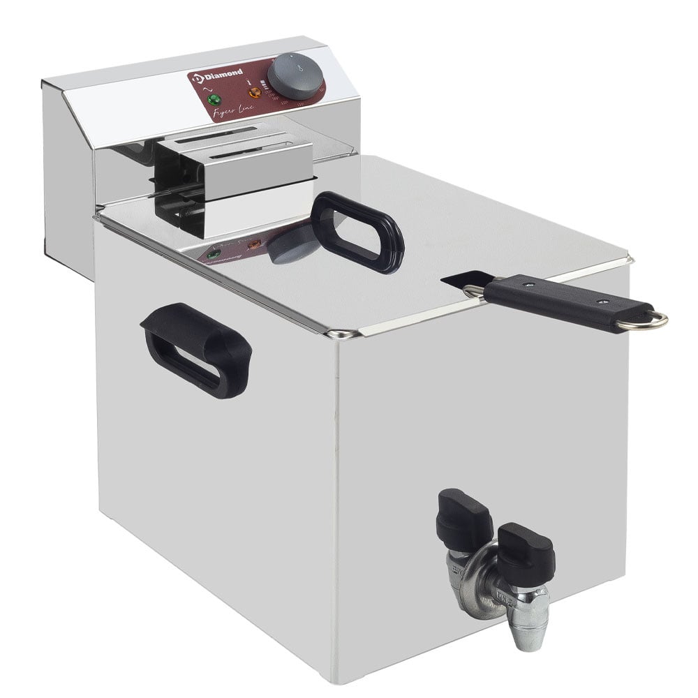 Electric table top fryer 8 liters + tap – Lichidare stoc (1)