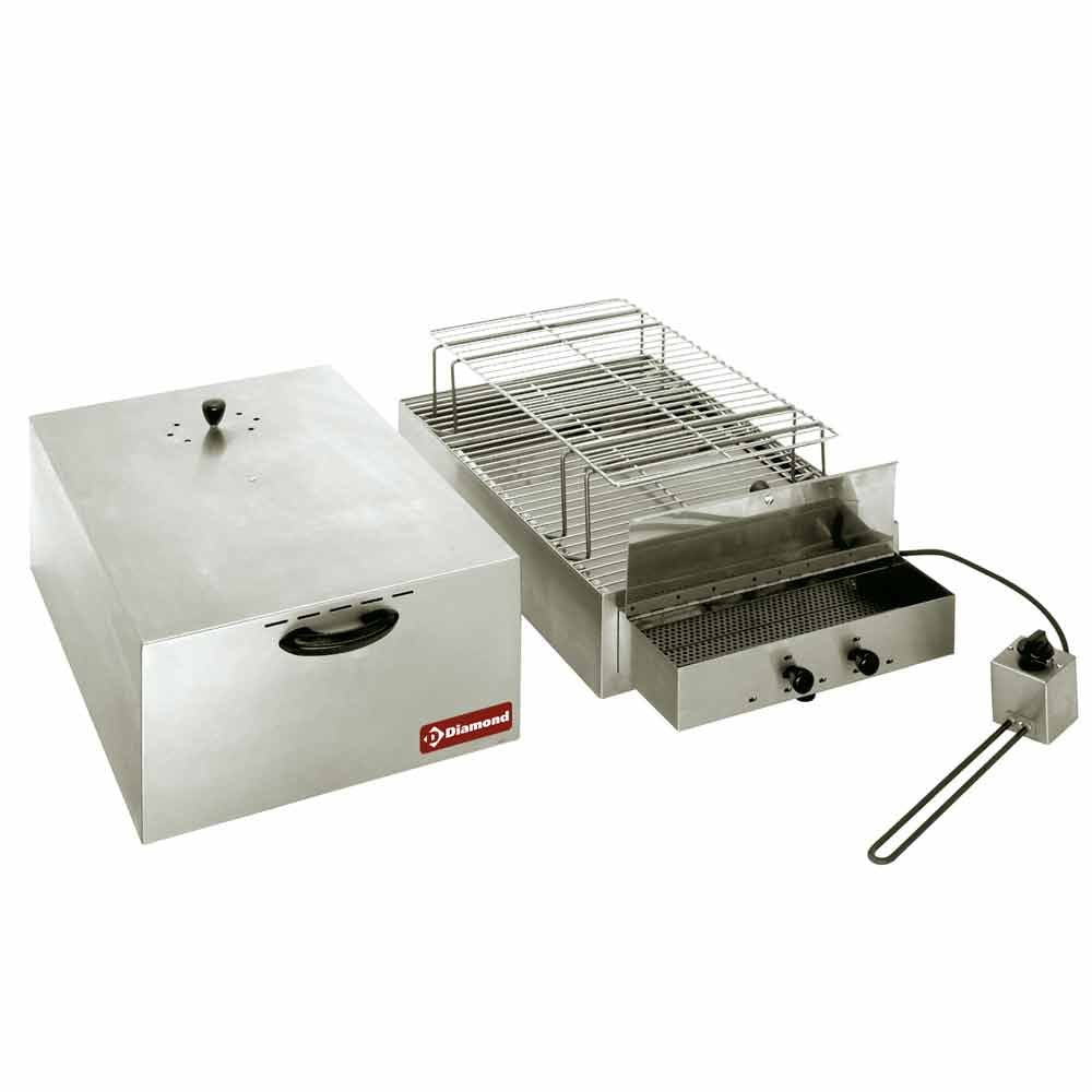 Electric smoker for food, 2 levels (400x600 mm + 340x545mm) – A doua alegere