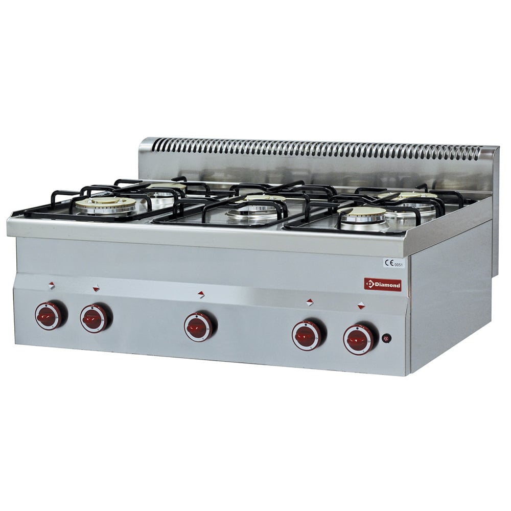 Aragaz pe gaz de banc Diamond G60/5F9T – 5 arzătoare