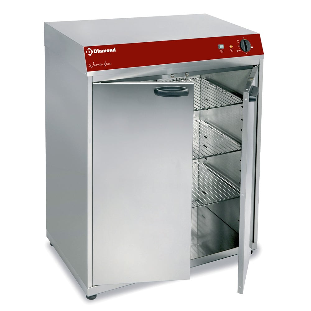 Heating (or) temperature maintenance cupboard, ventilated, 2 doors – Model expus