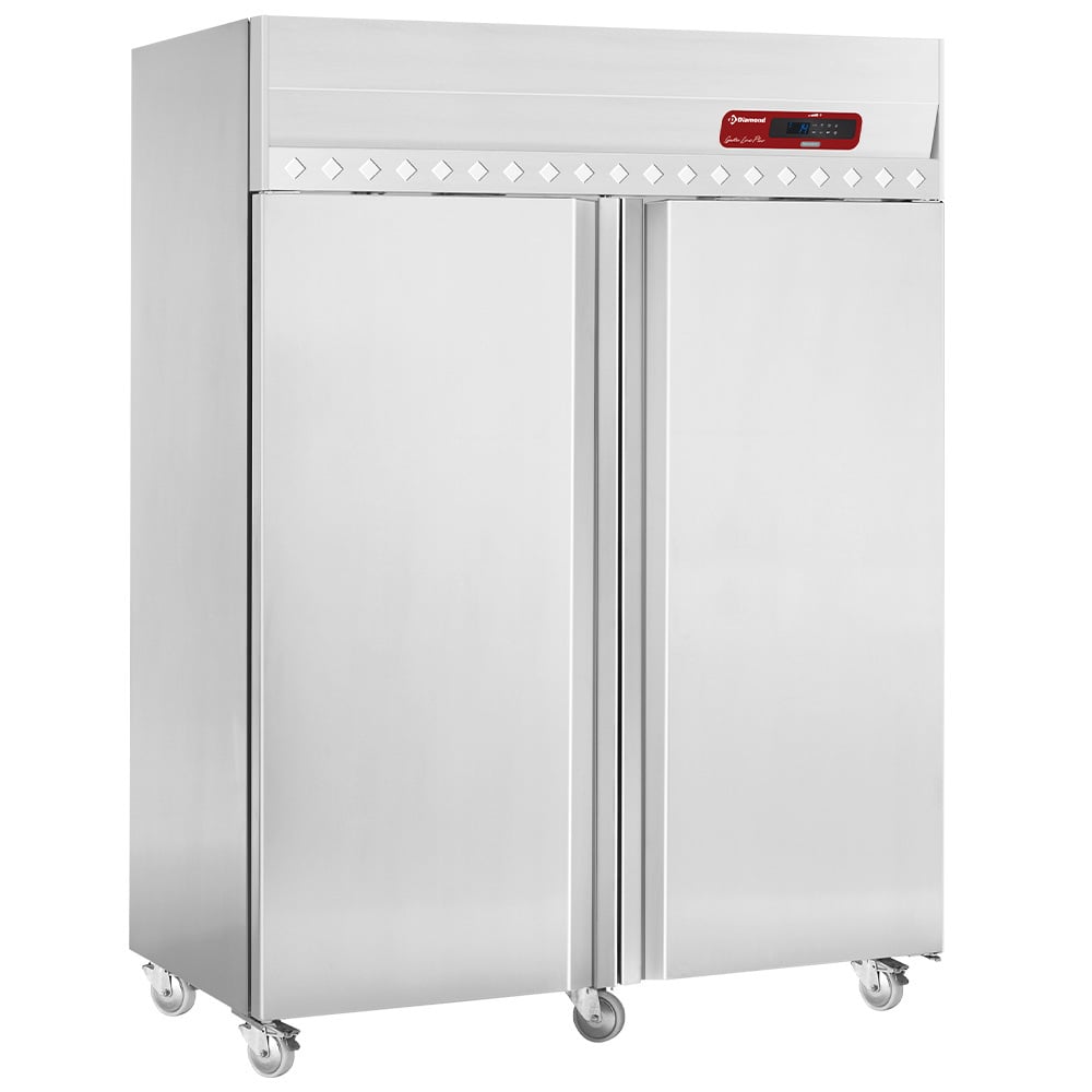 Ventilated refrigerator 1400 liters 2 doors GN 2/1, on wheels – Lichidare stoc