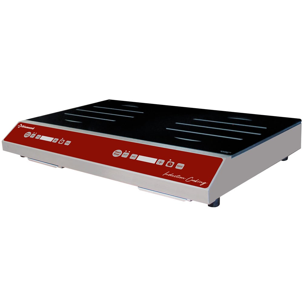 Induction hob double zone (2x 1750 watt), glass touch control panel – A doua alegere