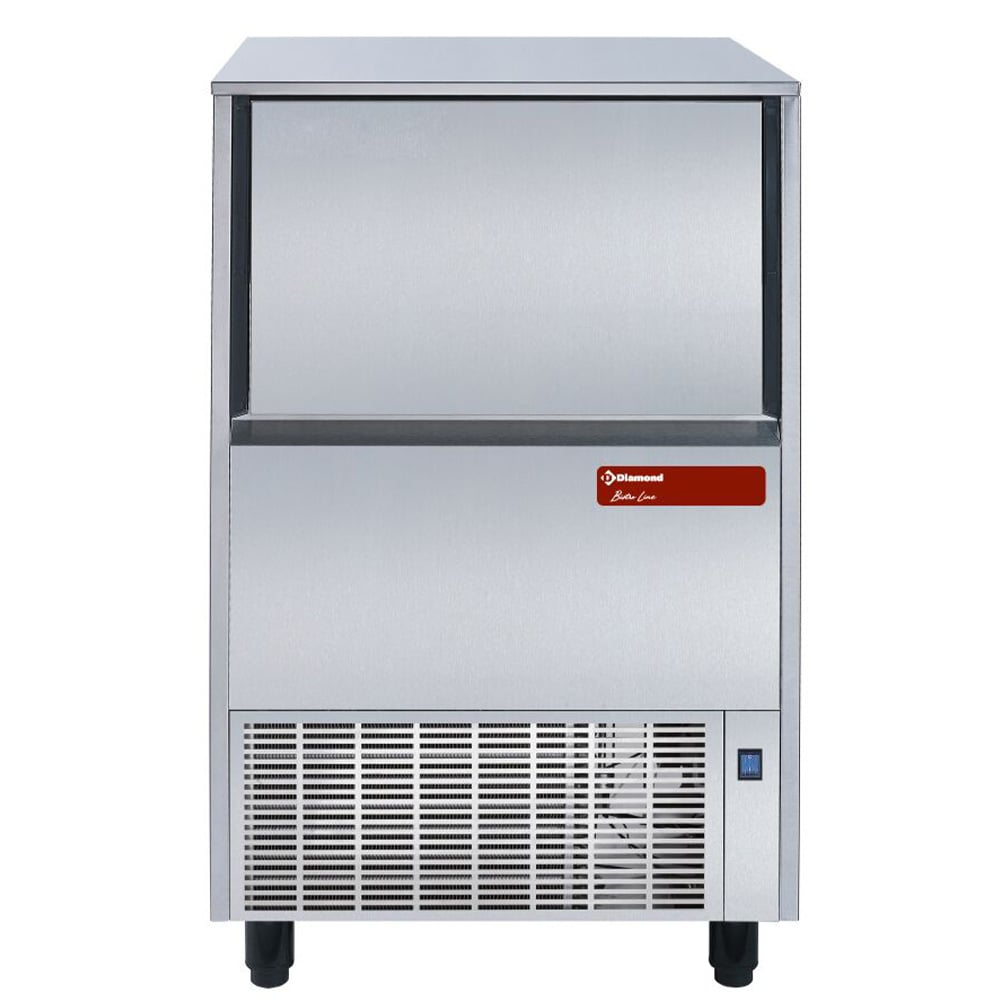 Hollow ice cube maker, 55 kg with reserve 30 kg - cooling with "water"