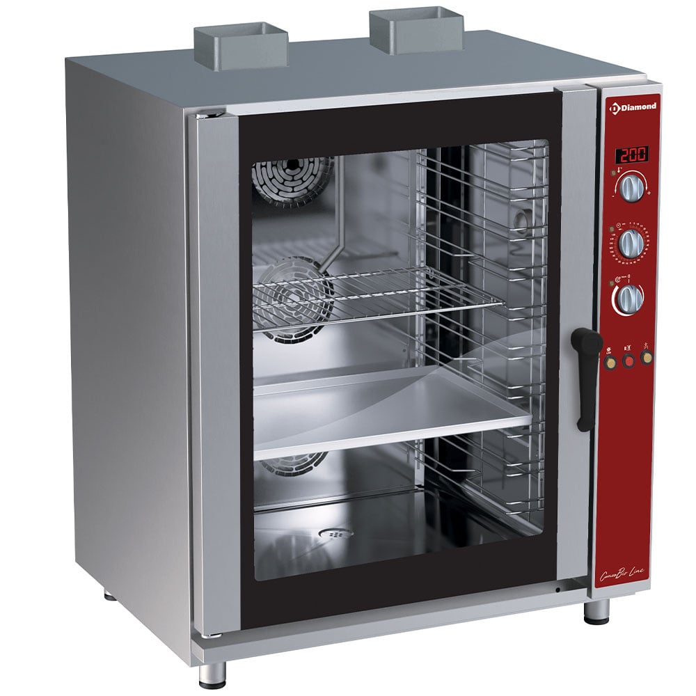 Gas convection oven, 10x EN(GN), automatic humidifier – A doua alegere