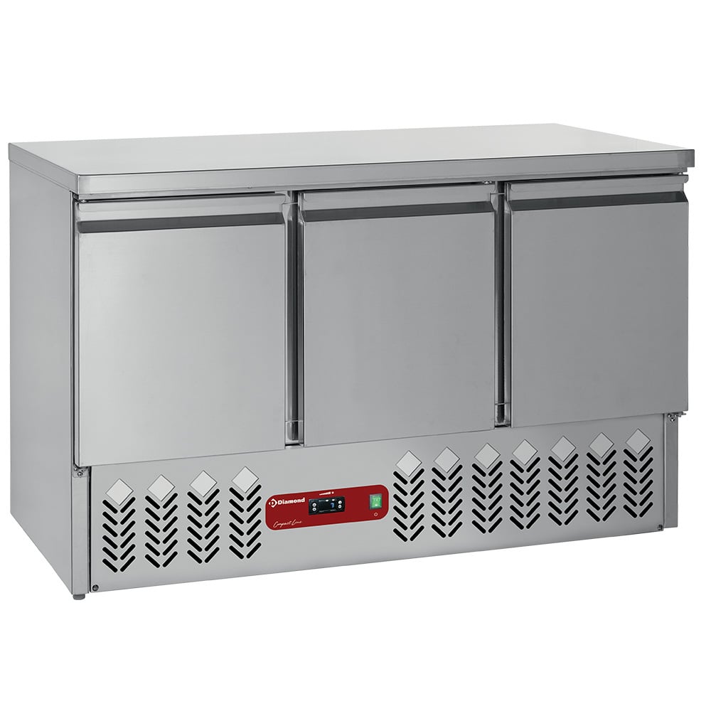 Compact refrigerated counter 3 doors GN 1/1, 380 Lit – A doua alegere