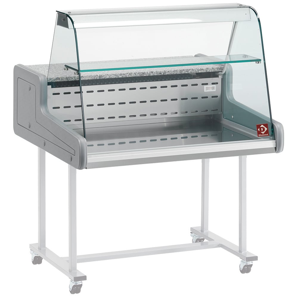 Refrigerated display counters - curved glass panel – A doua alegere