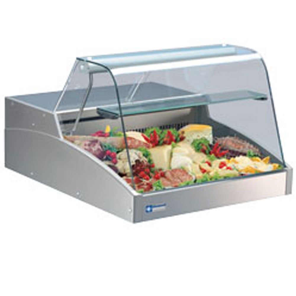 Refrigerated display counters - curved glass panel – Lichidare stoc