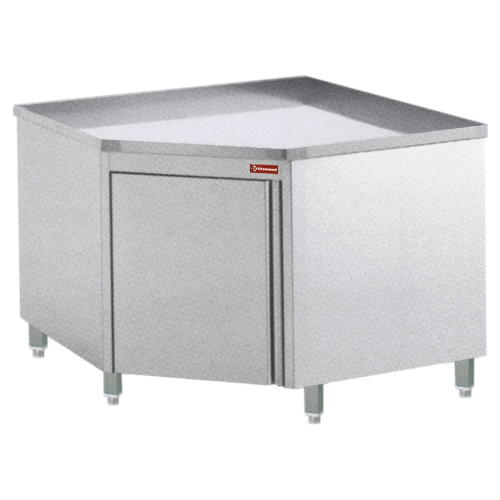 Working table on cupboard with angle 90° – Model expus (1)
