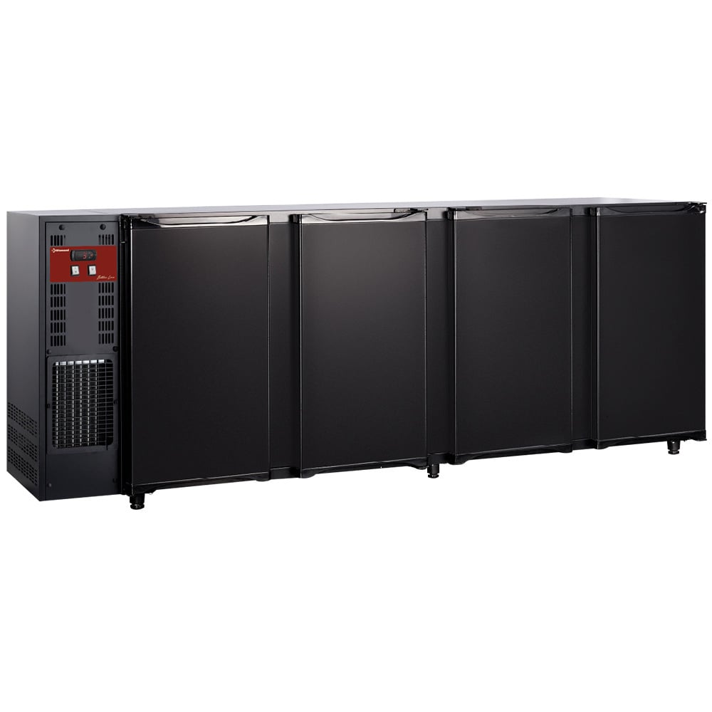 Back Bar Cooler 4 doors, 783 liters+Drawers kit (1/2 + 1/2) x TAV...