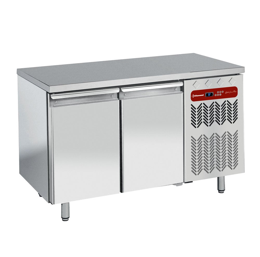 Ventilated refrigerated table, 2 doors GN 1/1 + 2-drawer block kit (1/2+1/2 h200) for TG&TS...