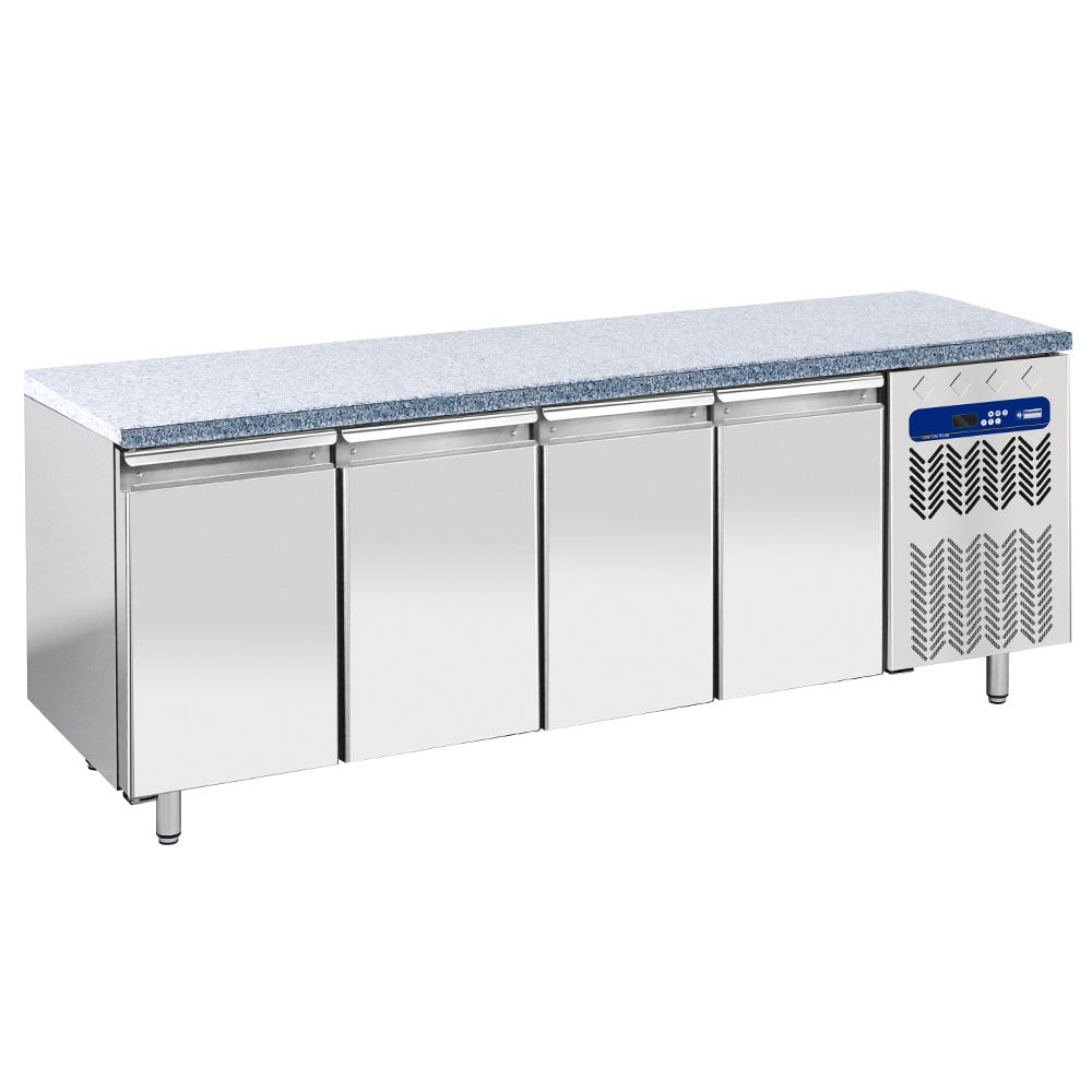 Freezing table, ventilated, 4 doors EN 600x400 - Granite top – A doua alegere
