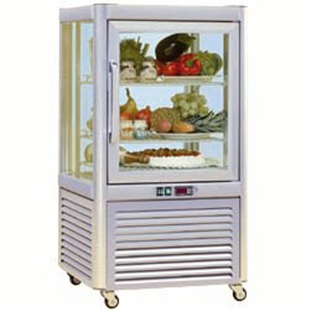 Refrigerated display, 4 glass sides