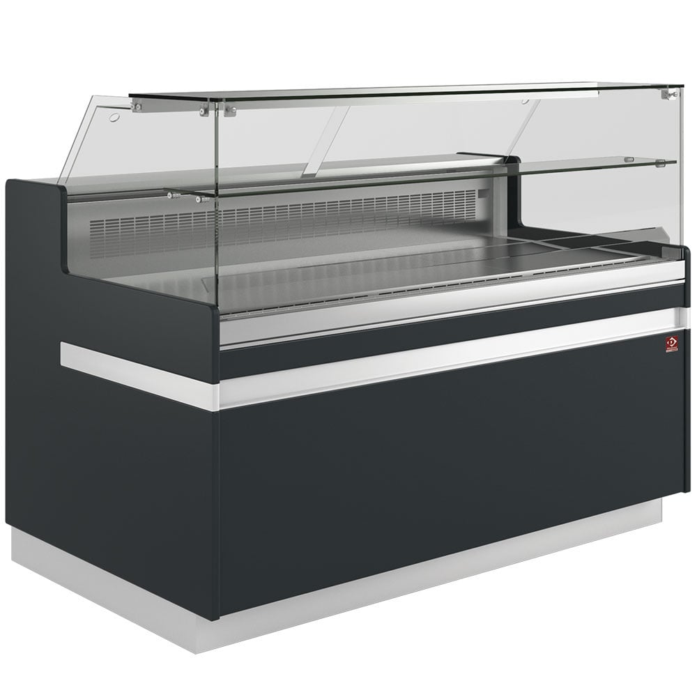 Refrigerated display counter EN & GN, low window, ventilated, without reserve – Model expus