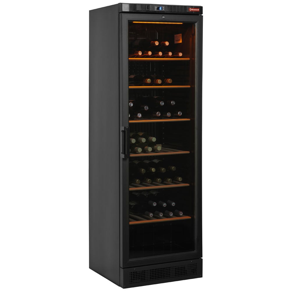 Ventilated wine cellar, 380 liters, BLACK – A doua alegere (2)