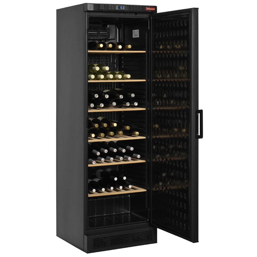 Wine board, ventilated, 380 liters, BLACK – A doua alegere (2)