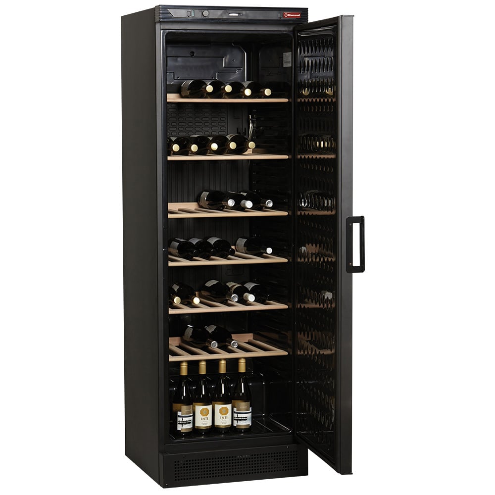 Wine board, ventilated, 380 liters, BLACK – A doua alegere (1)