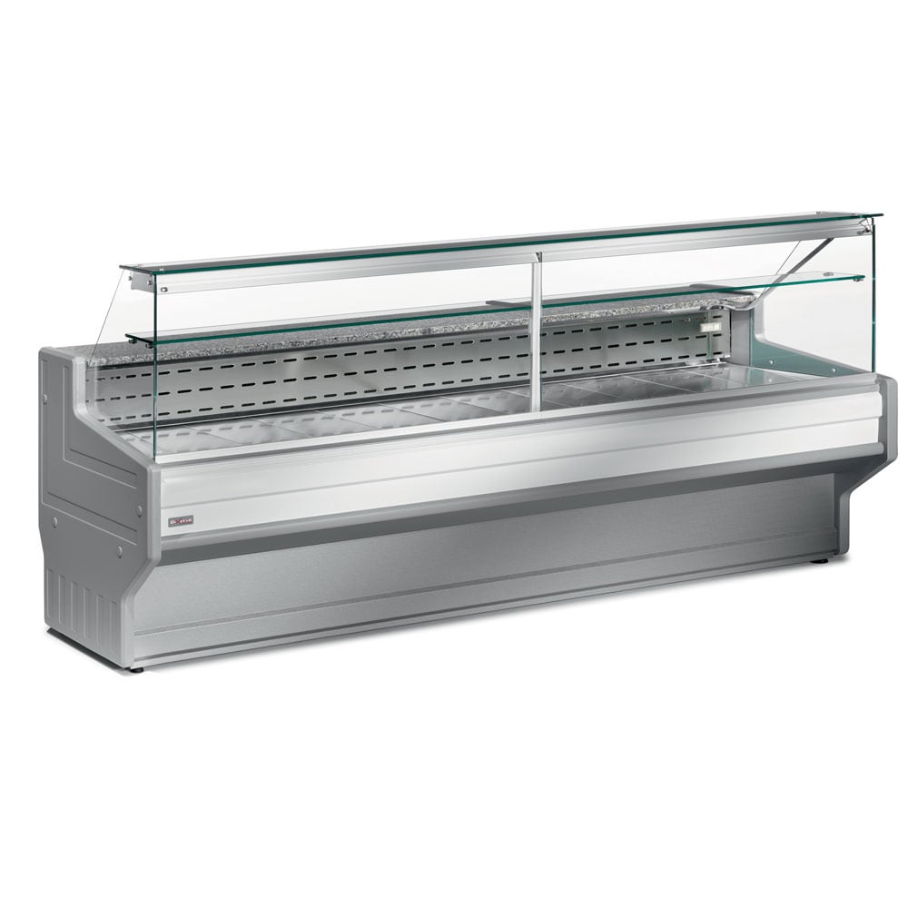 Refrigerated display counter with straight glass panel 90°, with reserve – A doua alegere (6)