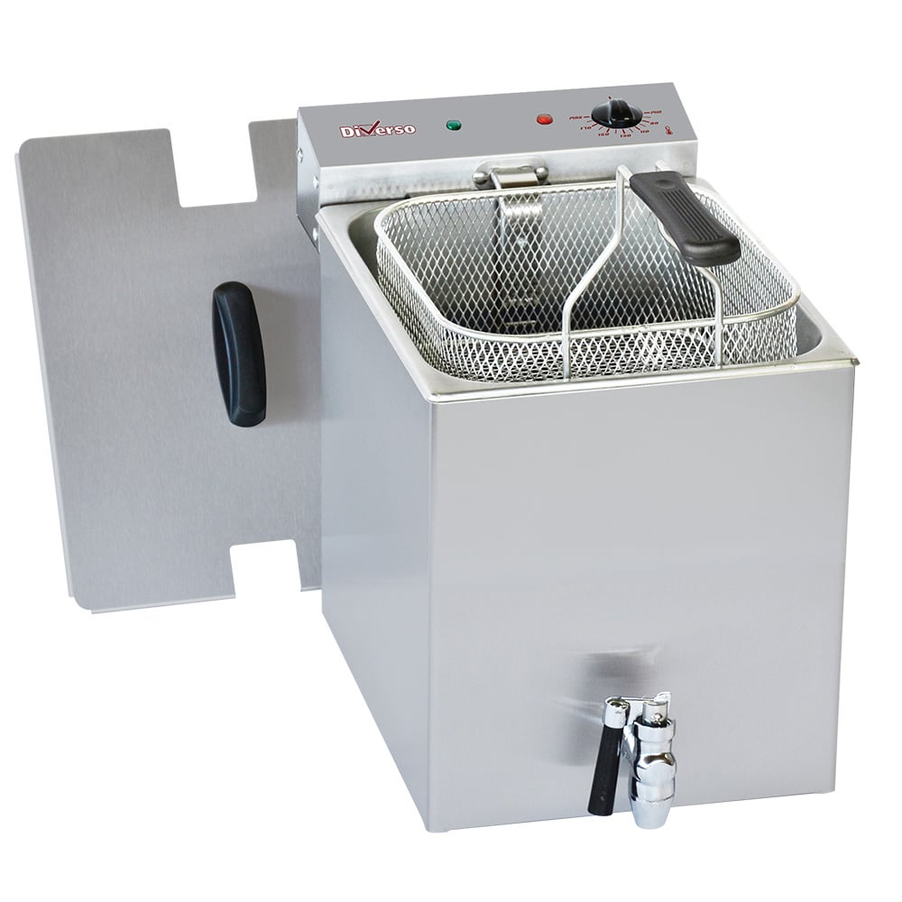 Electric table top fryer 8 liters + tap – Model expus