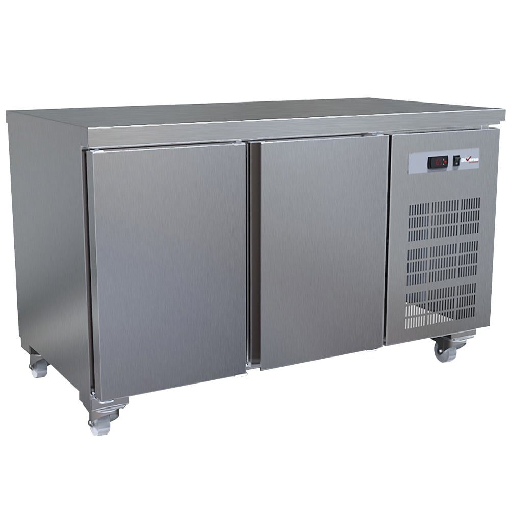 Cooling table, ventilated, 2 doors GN 1/1 (260 Lit.), on wheels – A doua alegere