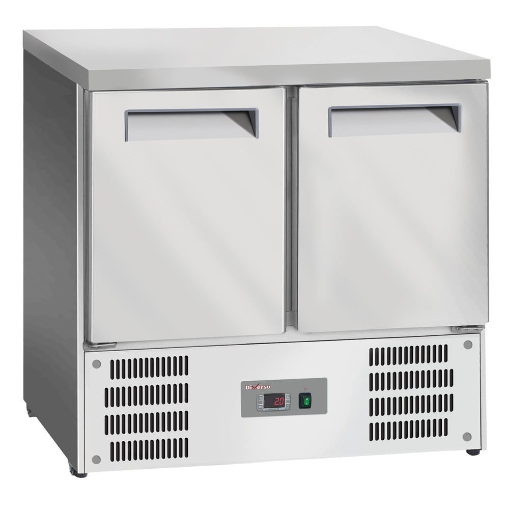 Refrigerated counter 2 doors GN 1/1 – Model expus