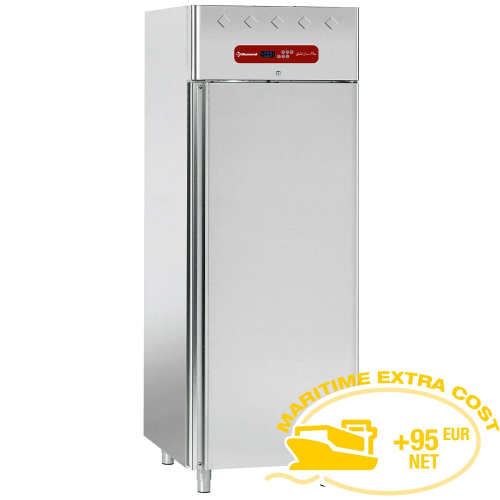 Ventilated refrigerator 700 liters, 1 door GN 2/1 + wheels